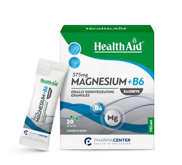 Magnesium 375mg + Vitamin B6 Sachets 20s