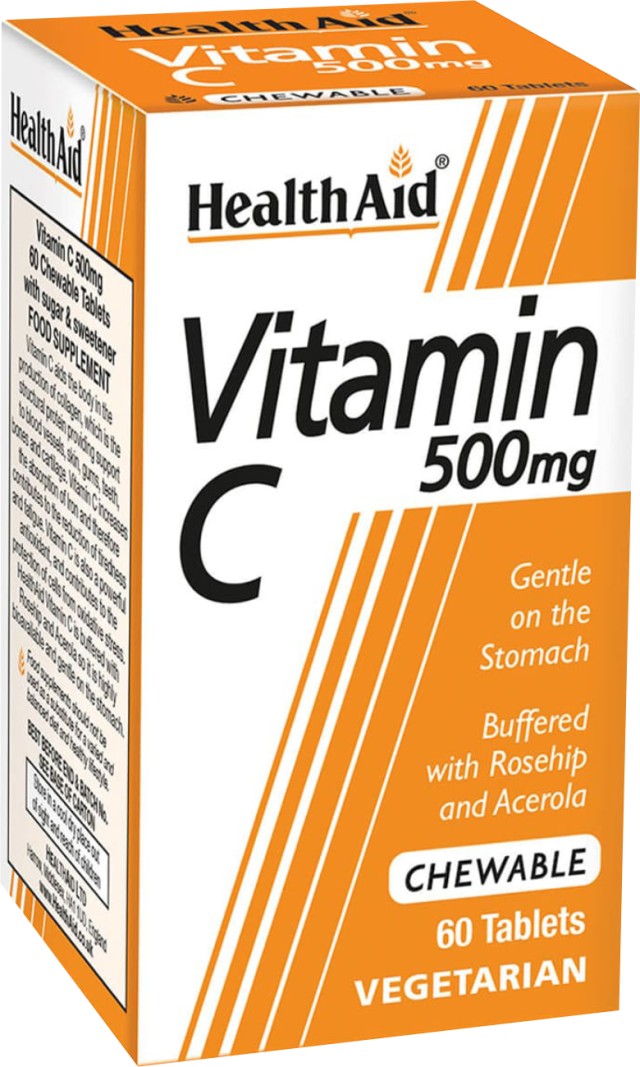 Vitamin C 500mg Μασώμενες