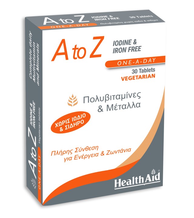 Α to Ζ IODINE & IRON FREE
